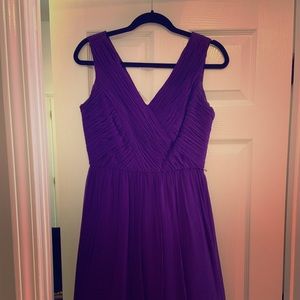 Donna Morgan Chiffon Dress, size 6, purple